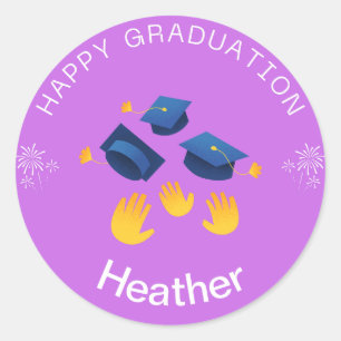 Pegatina - Feliz Graduación Personalizada - Añadir