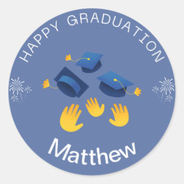 Pegatina - Feliz Graduación Personalizada - Añadir