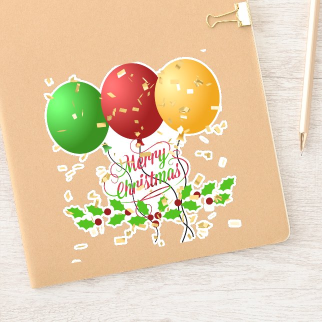 Pegatina Feliz Navidad (Cuaderno)