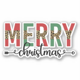 Pegatina Feliz Navidad Navidades de la familia Regalos de c