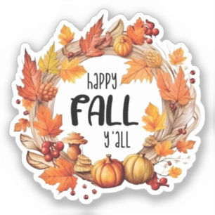 Pegatina Feliz otoño