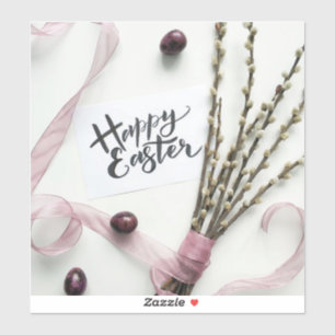 PEGATINA FELIZ PASCUA