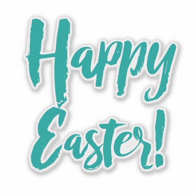 Pegatina Feliz Pascua (Anverso)