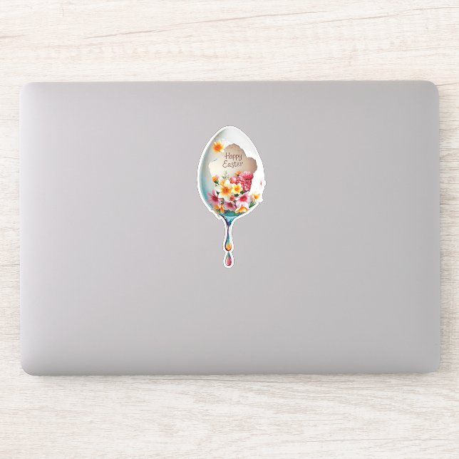 Pegatina ¡Feliz Pascua! (Ordenador)