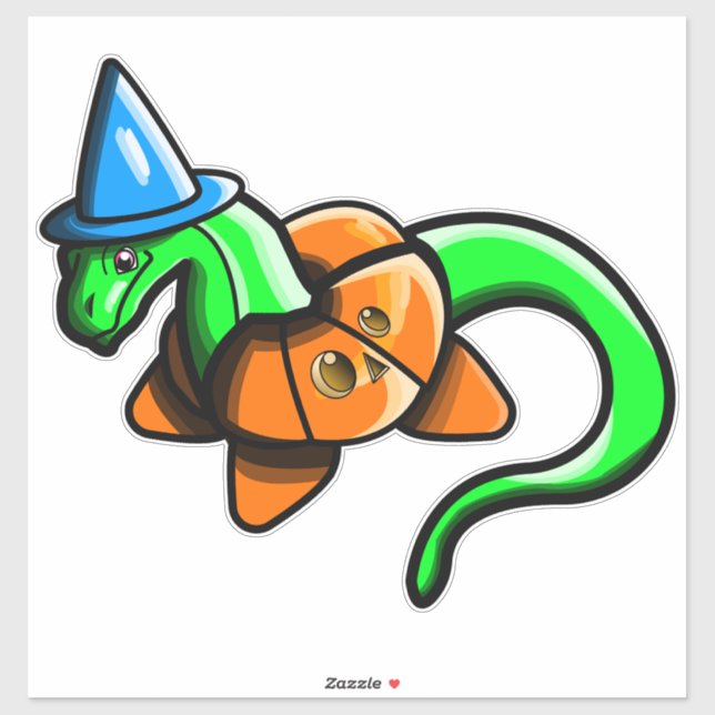 Pegatina ¡Feliz Samhain! (Hoja)