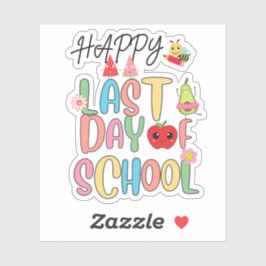 Pegatina Feliz último día de clases