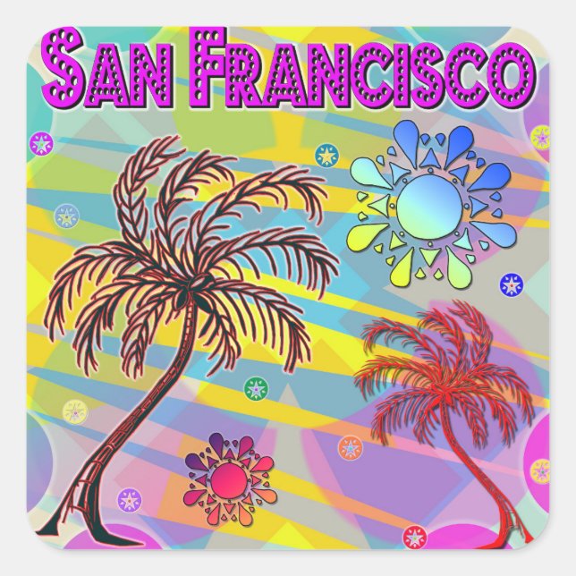 Pegatina Feliz y Esperanza de San Francisco (Anverso)