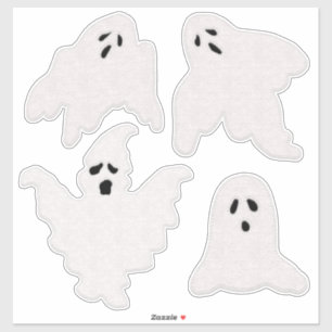Pegatina Felt Look Ghosts con Halloween Stitling