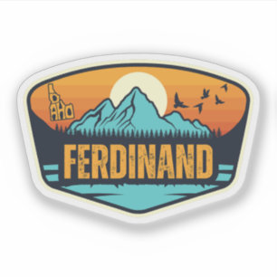 Pegatina Ferdinand, Idaho