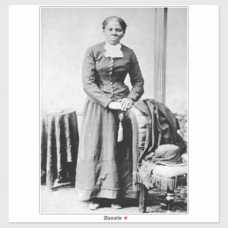 Pegatina Ferrocarril Subterráneo Harriet Tubman Conductor