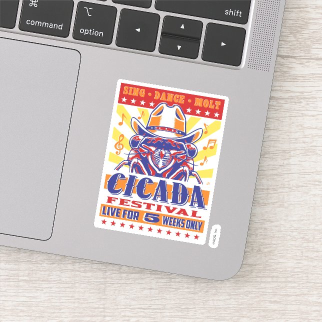 Pegatina Festival de Música Campestre de Cicada (Detalle)