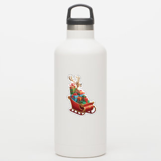 Pegatina Festive Christmas Reindeer Sticker