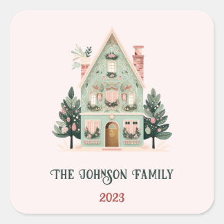 Pegatina festivo personalizado