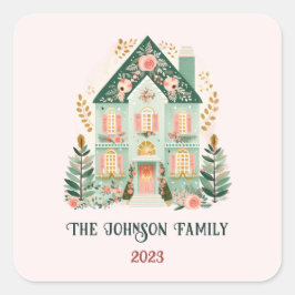 Pegatina festivo personalizado