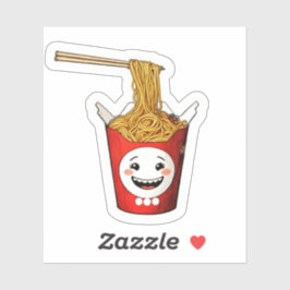 Pegatina Fideos sonrientes