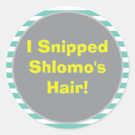 Pegatina fiesta a rayas