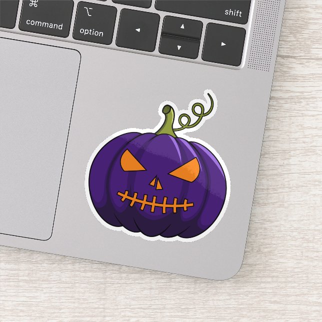 Pegatina Fiesta de calabaza - Halloween Jack-o'-La (Detalle)