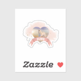 Pegatina Fiesta de cumpleaños del caballo