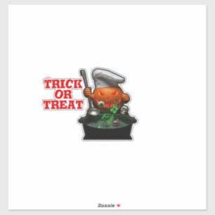 Pegatina Fiesta de Halloween de Chef de Calabaza - Touch Sp