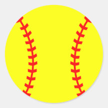 Pegatina Fiesta de Softball, Pegatina de cumpleaño