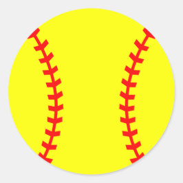 Pegatina Fiesta de Softball, Pegatina de cumpleaño