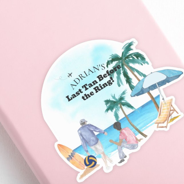 Pegatina Fiesta de Soltero en la Costa (Subido por el creador)