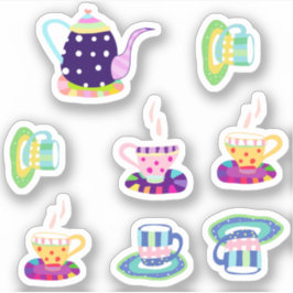 Pegatina Fiesta de té:.