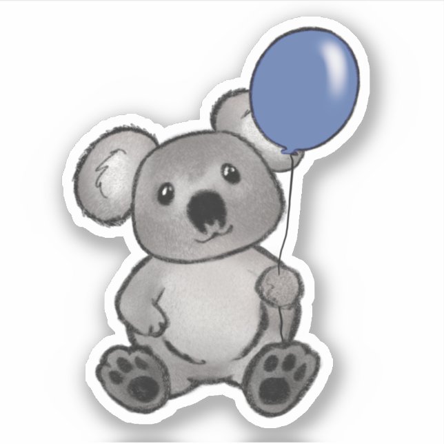 Pegatina Fiesta koala (Anverso)