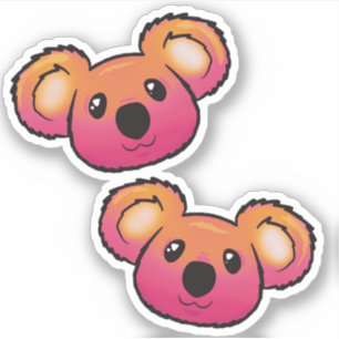 Pegatina Fiesta koalas