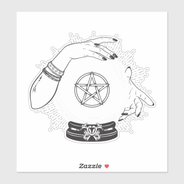 Pegatina Fiesta místico místico místico de Black Mystic For (Hoja)