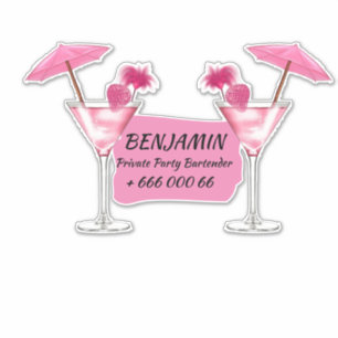 Pegatina Fiesta privado Bar Bar Bebidas Coche