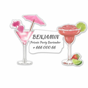 Pegatina Fiesta privado Bar Bar Bebidas Coche