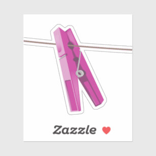 Pegatina Fijación de la línea de lavado de ropa