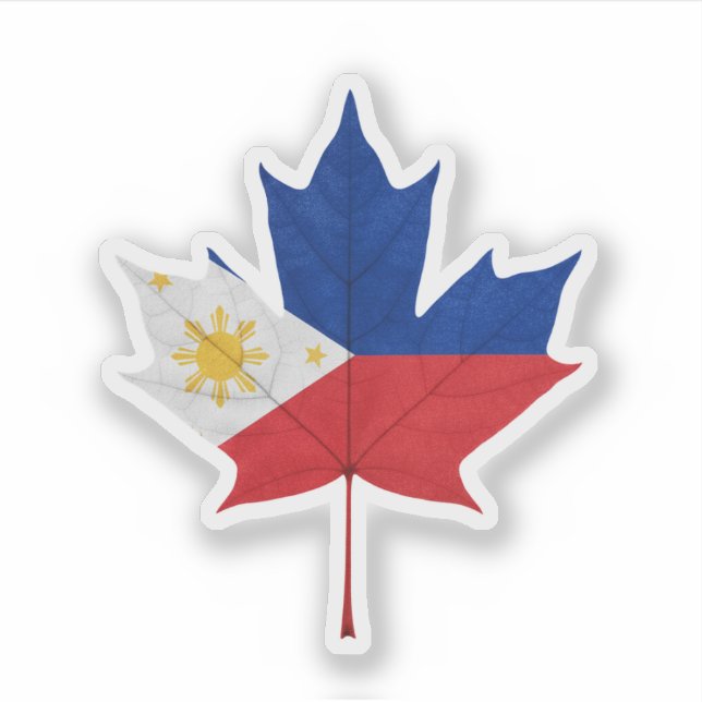 Pegatina Filipino - Canadian Heritage (Anverso)