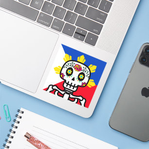 Pegatina filipino del Día de las Almas