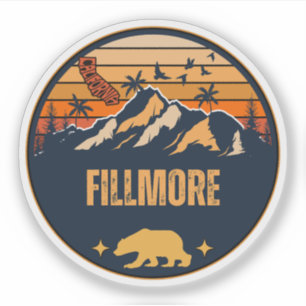 Pegatina Fillmore, California