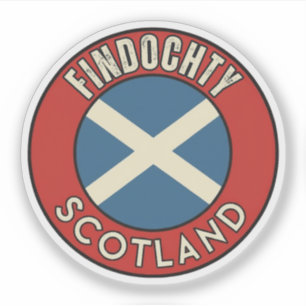 Pegatina Findochty, Escocia