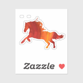 Pegatina Fire horse Sticker