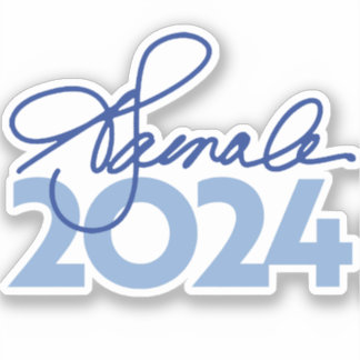 Pegatina Firma Kamala Harris 2024