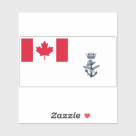 Pegatina Firma naval canadiense