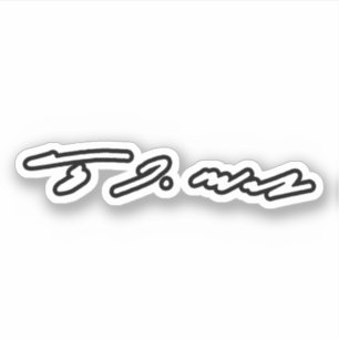 Pegatina Firma Tim Walz
