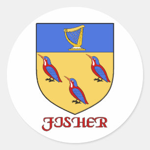 Pegatina Fisher Family Shield