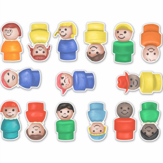 Pegatina Fisher Price Little Kids (Anverso)