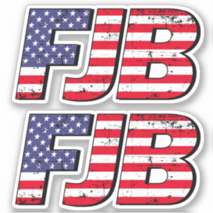 Pegatina FJB F Biden Funny anti Biden pro Trump 2024