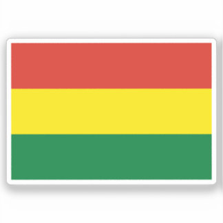 Pegatina Flag of Bolivia Custom-Cut Vinyl Sticker