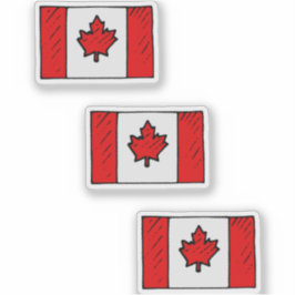 Pegatina Flag of Canada Pack