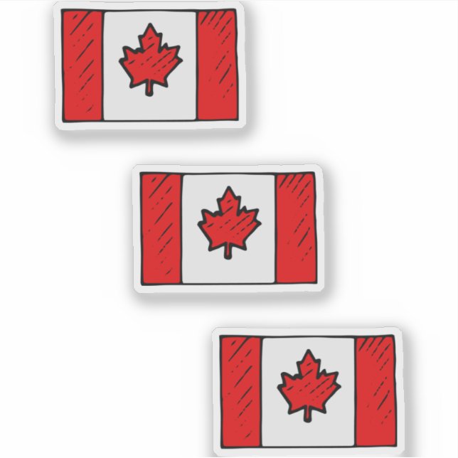 Pegatina Flag of Canada Pack (Anverso)