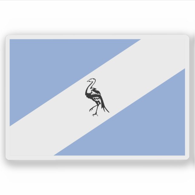 Pegatina Flag of Ciskei, the Republic of South Africa (Anverso)