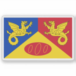 Pegatina Flag of Craig-y-dorth (Cwmcarvan), Wales