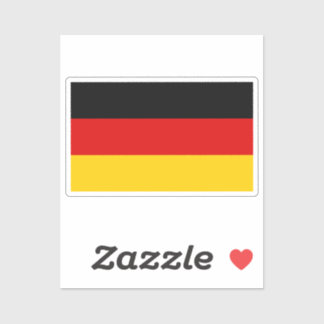 Pegatina Flag of Germany custom-cut 